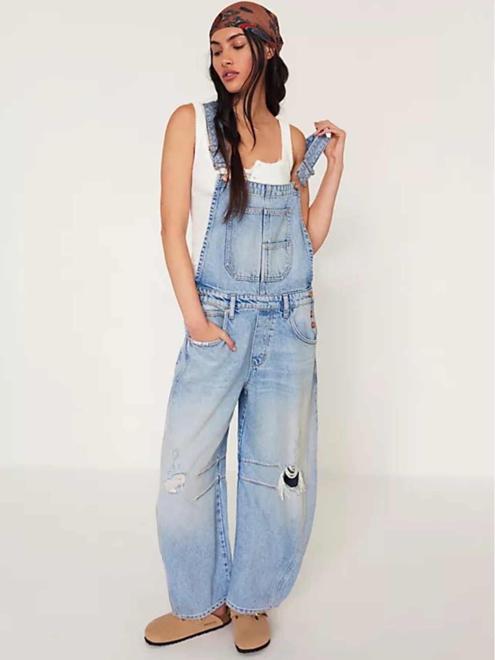 We The Free Good Luck Barrel Overalls - Size XS